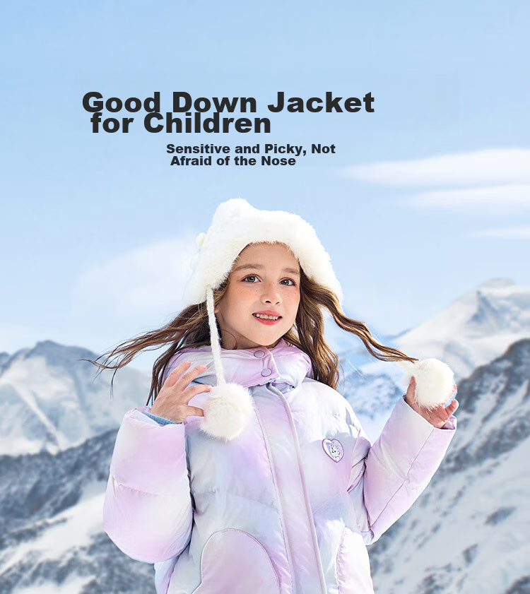 DISNEY Children's Clothing, Girls' Five-Proof Antibacterial Anti-Static Mid-Length down Jacket, Winter 2024, DB441KE33, Purple, Size 120 11