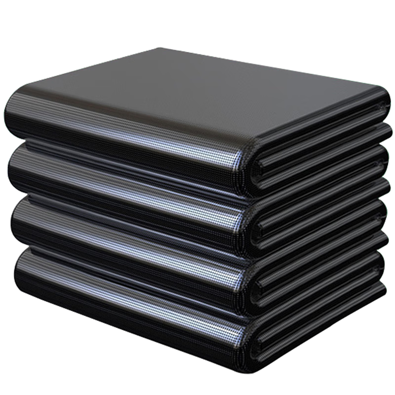 Wellguard Black Small Garbage Bags, Small Size, 100 Pieces, 20L, Commercial Use for Property Management, Handheld Garbage Bags, Vest-Style, 50*60cm, Double-Sided 3 Microns
