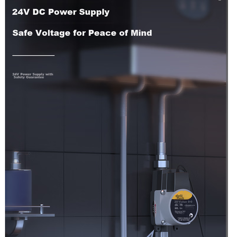 Deli Fully Automatic Booster Pump, Household Water Heater Tap Water Pressure Pump, DC Pump, Small 70W Water Pump, DL-ZYB70 8