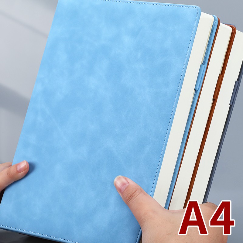 Faramon A4 Thick Large Notebook Simple Design College Student Exam Study Journal Office Stationery Meeting Notes Customizable Logo