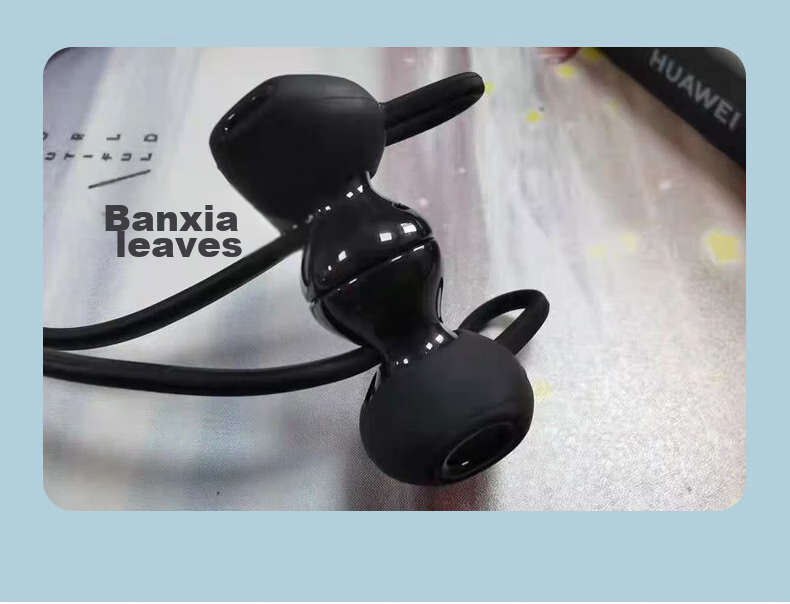 Masentek ES23 Earphone Tips, Compatible with Huawei Freelace Active Edition, Honor X Sport PRO, AM66 Bluetooth Earphones, HUAWEI Silicone Tips Accessories, Black Small 10