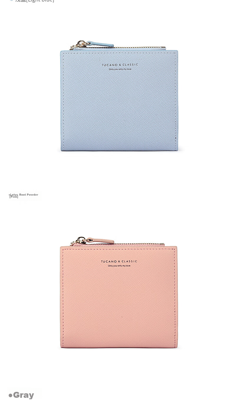 TUCANO Women's Handbag, 2026 Wallet, Short Card Holder, Two-In Genuine Leather Billfold, Birthday And 520 Gift for Wife 15
