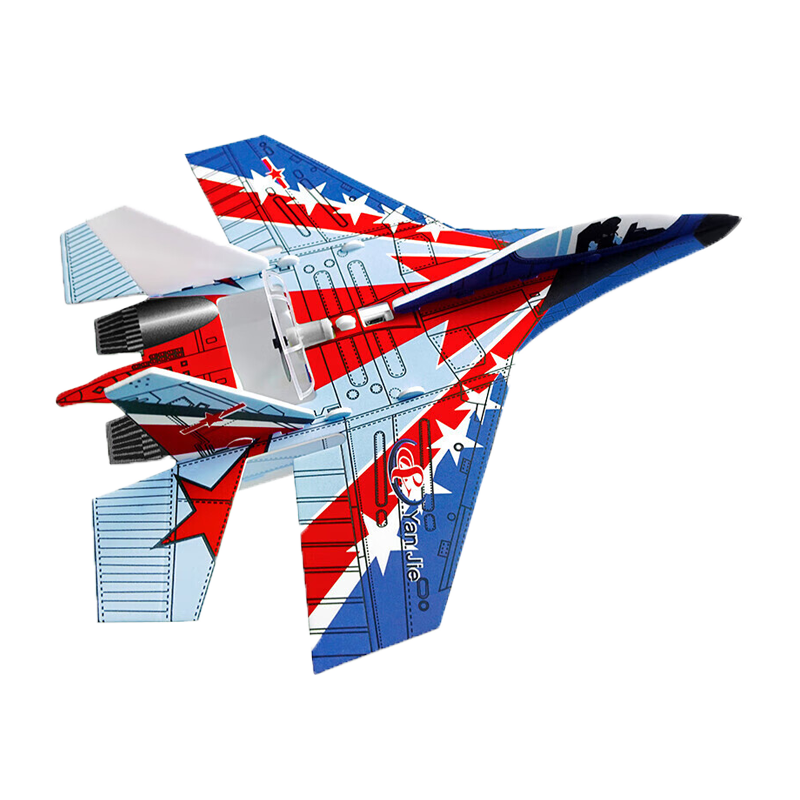 Babamama Glider Foam Aircraft Toy, Hand-Thrown, Assembly Model, Outdoor Electric Aircraft, Rechargeable Children's Toy