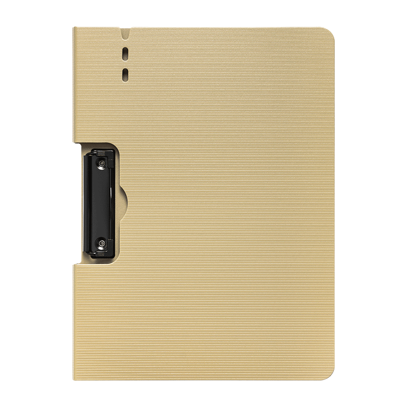 TIANSE A4 File Folder, Horizontal Folding Board Clip, Meeting Folder, Secretary Folder, Document Folder, Exam Paper Folder, Signature And Contract Presentation Folder, Office Supplies, TS-10001, Antique Bronze Brow