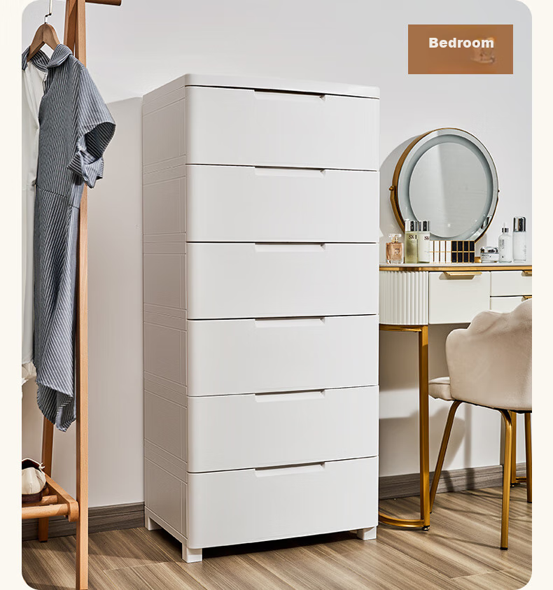 JEKO&JEKO Drawer Storage Cabinet for Bedroom And Living Room, Wardrobe, Bedside Table, Toy And Snack Organizer, Five-Drawer Chest with Five Layers 14