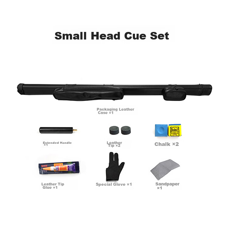 INVUI Pool Cue Tip, English Snooker Cue, Black Eight Chinese Style, 16 Colors, 3/4 Split Two-Piece Cue, Z-06 3