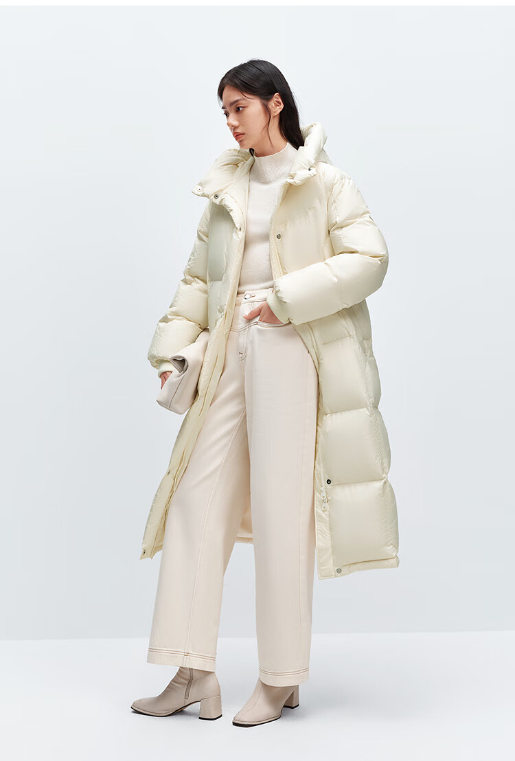 Taipingniao Women's down Jacket with Hood, Puffer Winter Warm Coat, Pink Short Style, XS 37