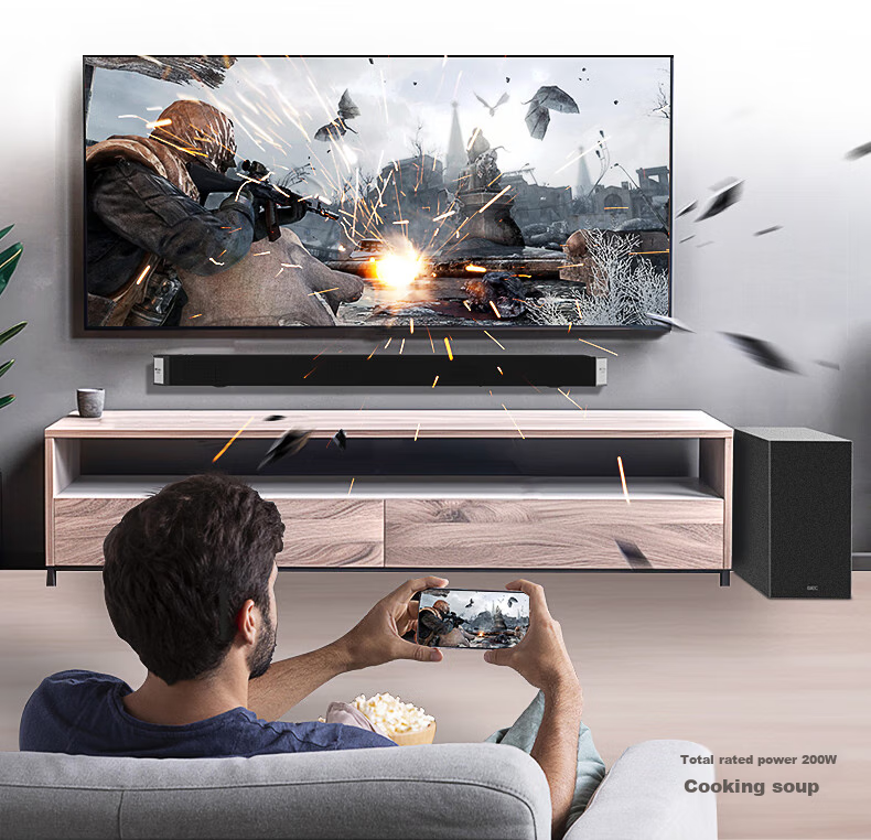 GIEC HA-960D Plus Soundbar TV Speaker, 5.1.2 Dolby Atmos Home Theater System, Living Room Surround Projector Wireless Speakers 18
