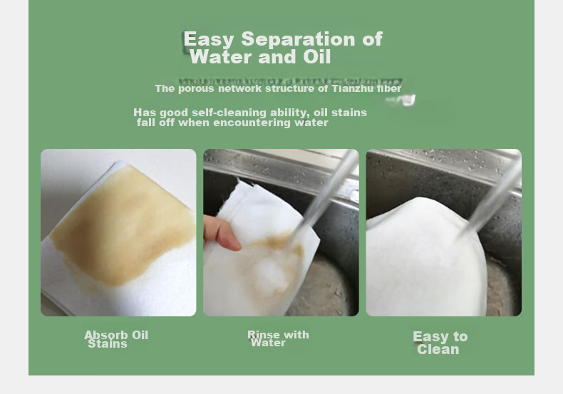 FUTURE MATTERS FM Tianzhufiber Weekly Disposable Cleaning Cloth, 28*28cm, 20 Sheets/roll, Absorbent, Oil-Absorbing, Antibacterial, Formaldehyde-Free, Fluorescent Agent-Free 7