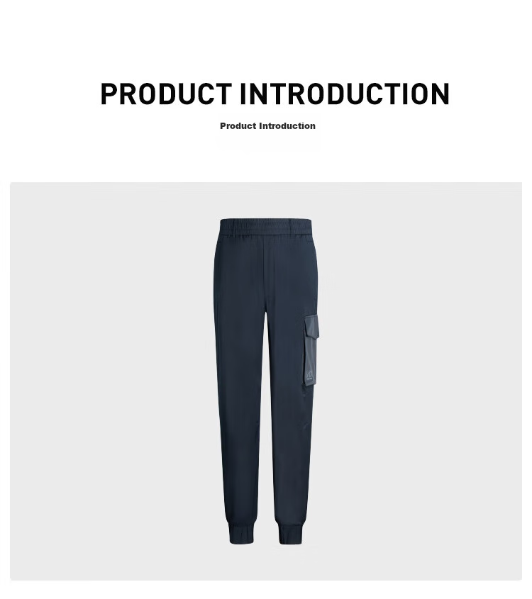 ARMANI EXCHANGE [Gift] AX Men's Elastic Waist Multi-Pocket Casual Pants 2