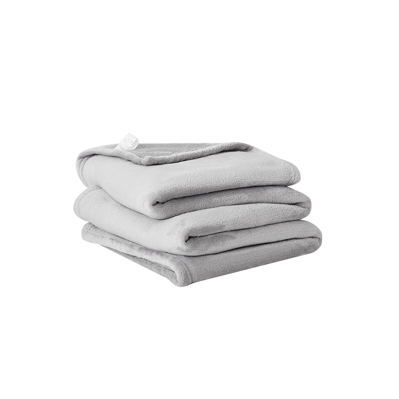 Wangyiyanxuan Plush Blanket, Thick Flannel Throw, Cat-Cuddling Blanket, Class A Antibacterial Office Nap Air Conditioning Blanket, Night Sky Gray