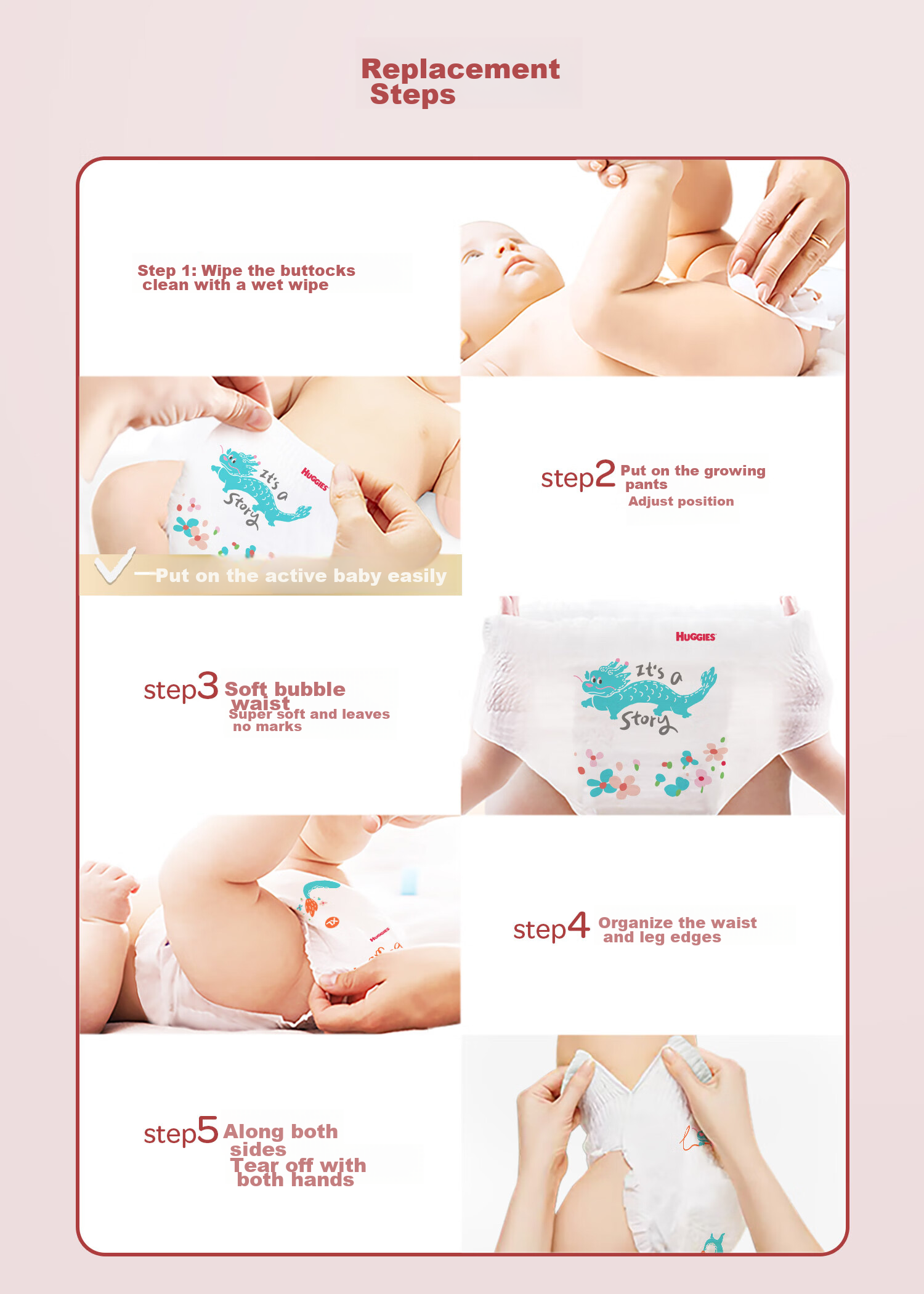Huggies Royal Dragon Pants Pull-Ups L38 Pieces (9-14kg), Diapers [Soft Absorption And Leak Protection] 11
