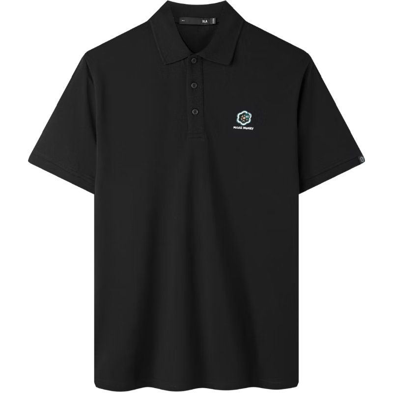HLA POLO Shirt for Men, Snake Year Celebration Series, Cool-Feeling Large Size, Turn-Down Collar Short Sleeve, Summer Wear