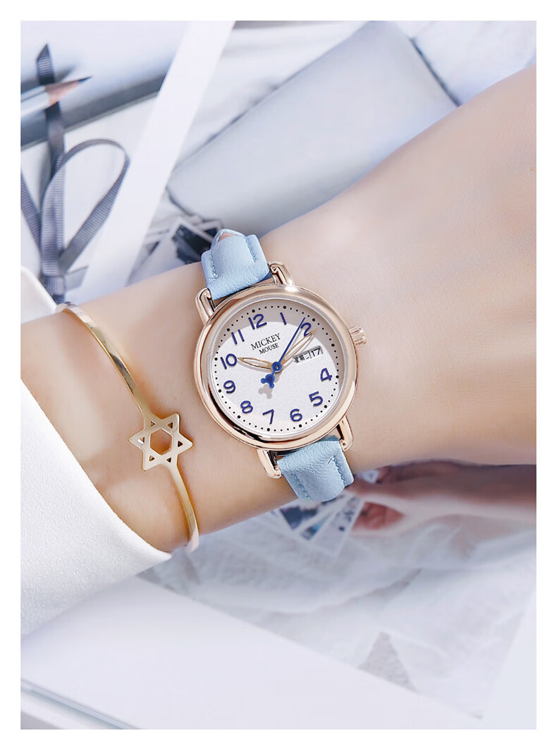 Disney Watch for Female Students, Ladies, Middle School Girls, High School Students, Female Exam Takers, Birthday Gifts, Waterproof Watch for Junior And Senior High School Students 10