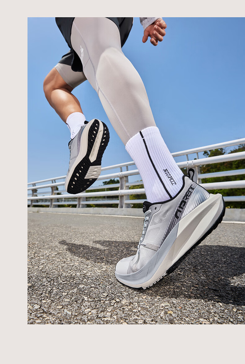 ERKE Running Shoes, Men's Sneakers, Soft Cushioning, Shock-Absorbing, Men's Style Running Shoes, Non-Slip, Wear-Resistant, for Running 12