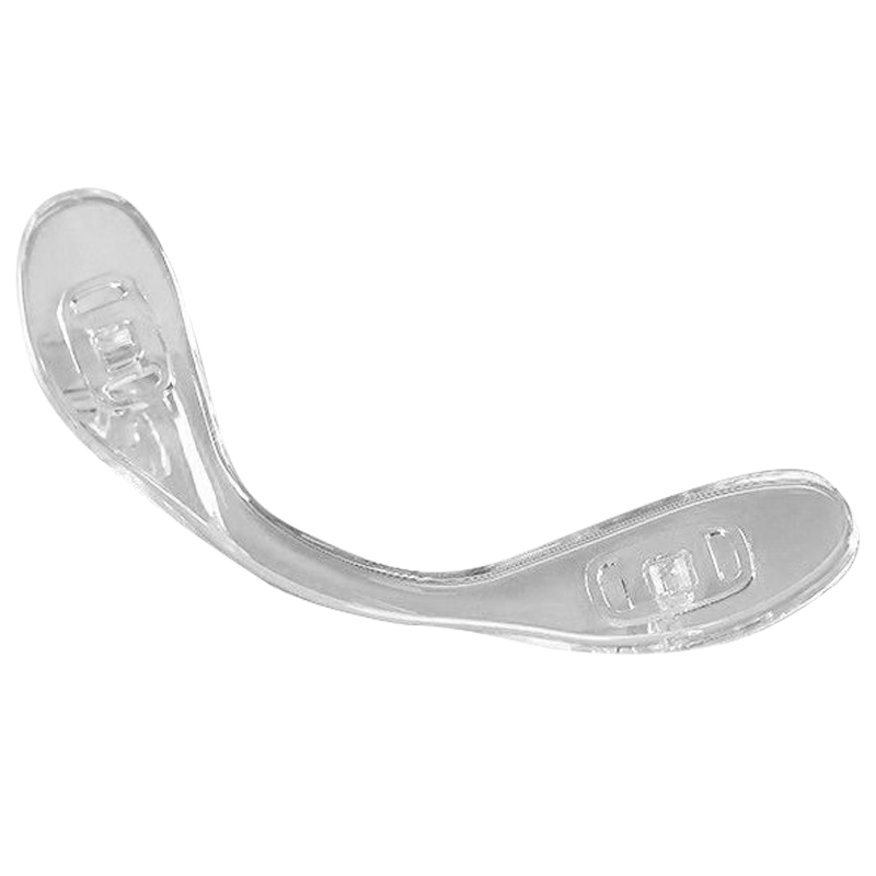 Jimmy Orange U-Shaped One-Piece Silicone Nose Pads with Screws, Integrated Eyeglass Nose Pads, Non-Slip, Anti-Red Eye Glasses Accessories, Children's Style