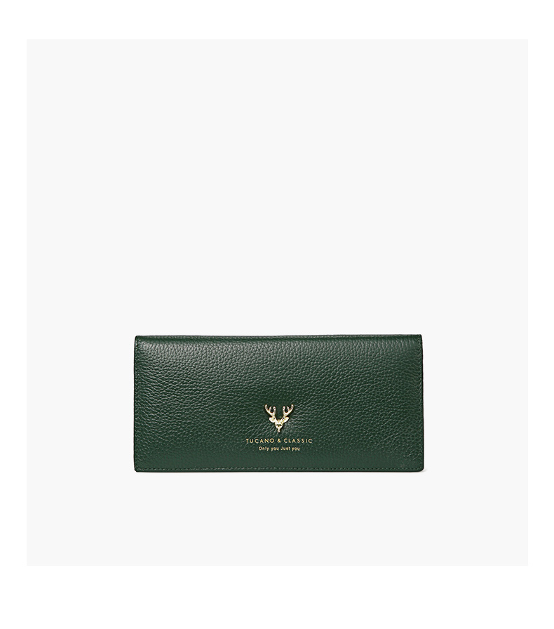 TUCANO Women's Wallet, Top-Grain Leather, Long-Style Purse with Multiple Card Slots, Practical Birthday Gift for Wife on May 20 14