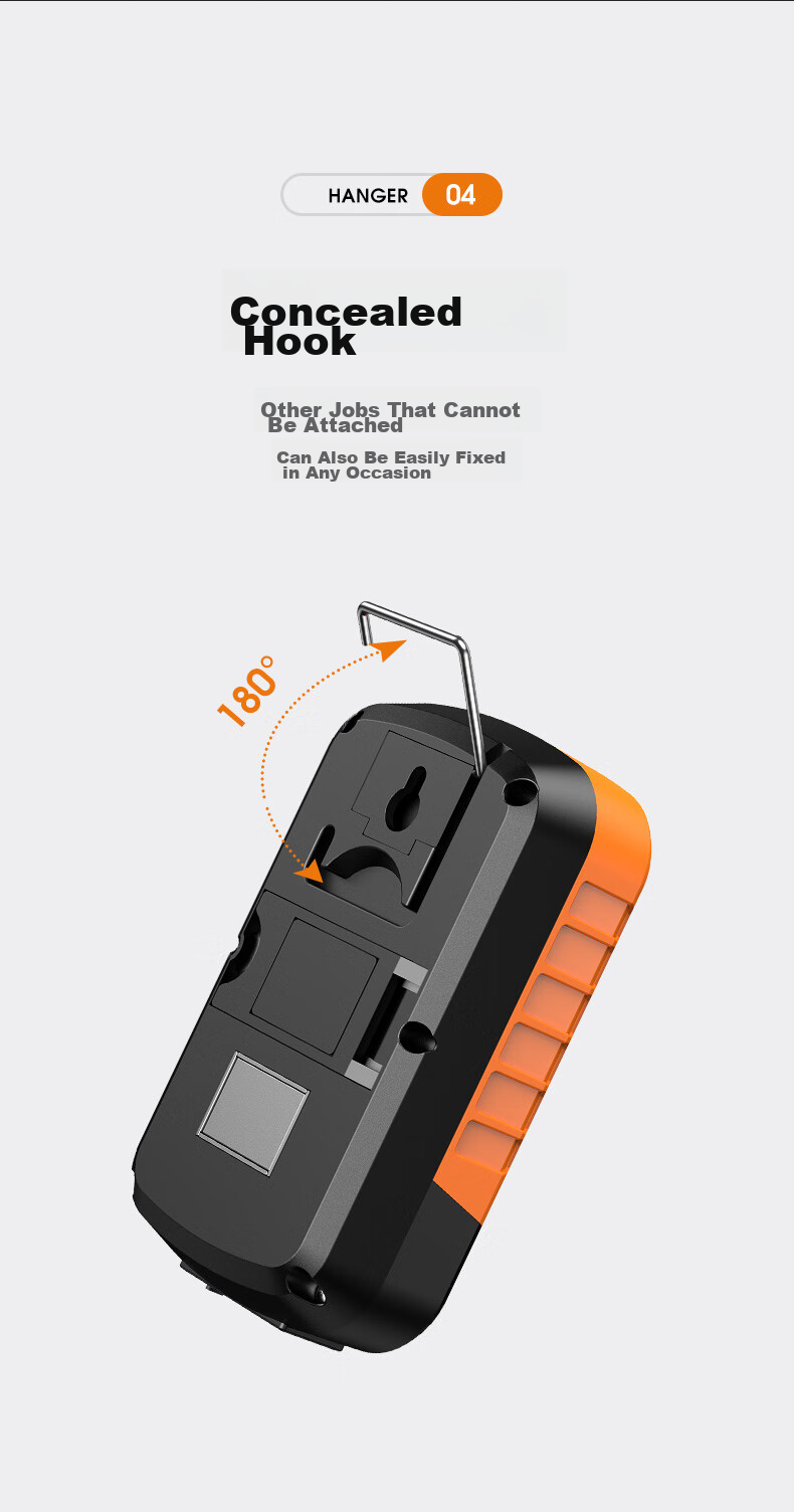 SupFire G25 Multi-Functional Work Light, Ultra-Bright LED, Rechargeable with Magnet, for Car Inspection And Repair, Machine Tool Inspection, High-Intensity Outdoor Flashlight, 10W High Power, Long Battery Life of 10 Hours 8