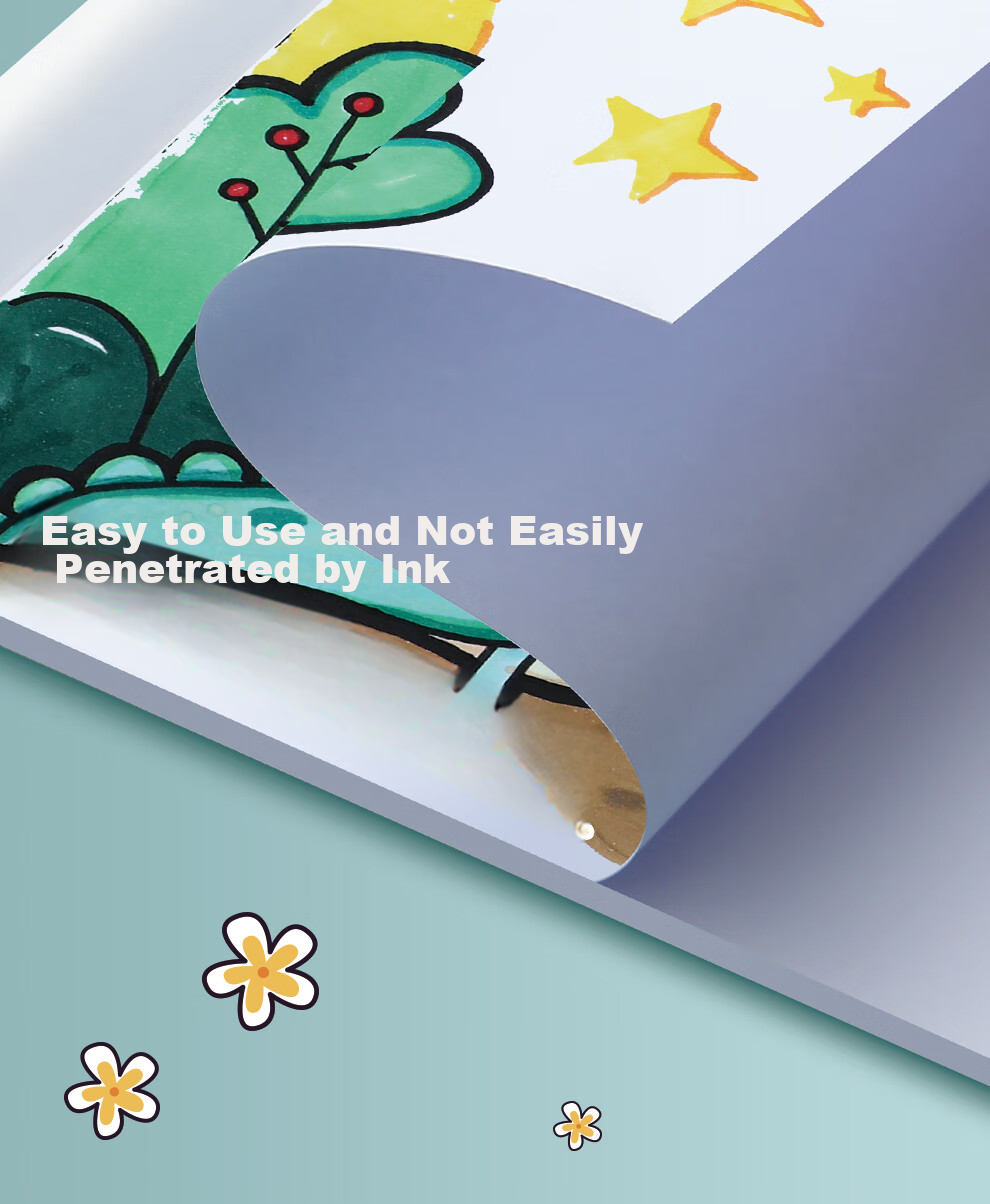 Faramon 8-Pack A4 Blank Drawing Books for Children, Elementary School Students' Sketchbooks, A4 Kindergarten Art Books, Drawing Paper, Doodle Books, Thick White Paper Sketchpads for Toddlers And Beginners 7