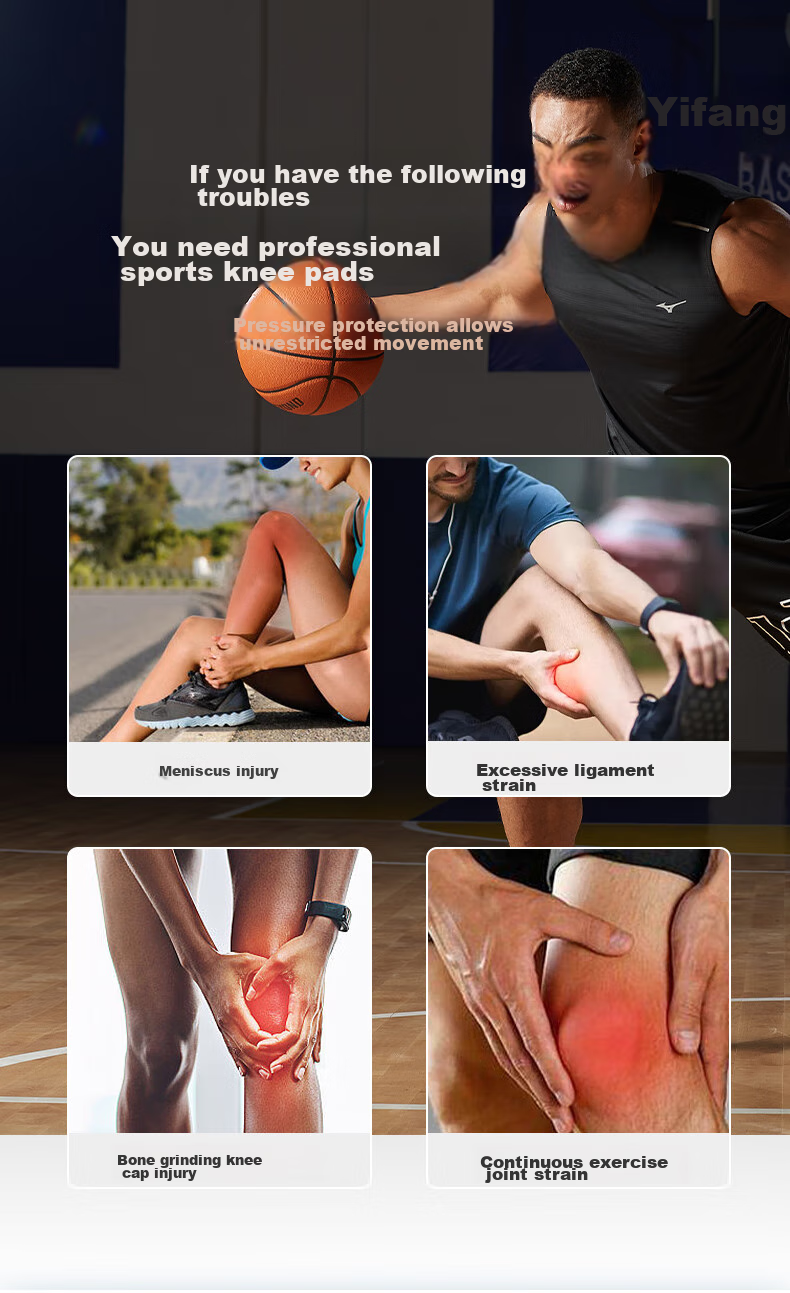 MIZUNO Knee Pads, Professional Sports for Basketball, Badminton, Running, Hiking, Anti-Collision Knee Ligament Protection Gear, B525XL-Black And Gray, 2 Pieces 4