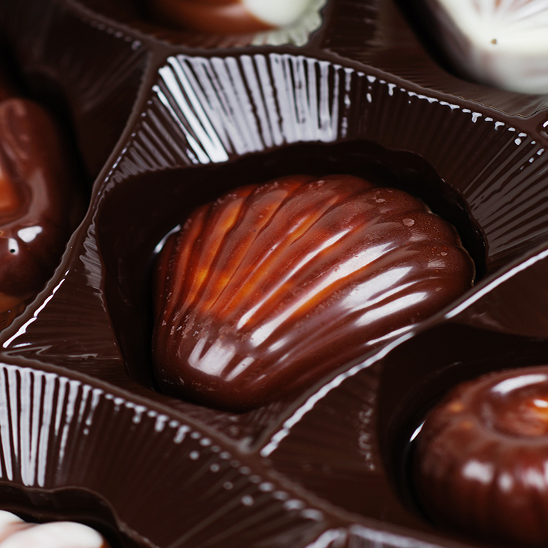 可尼斯（CorNiche）贝壳形夹心巧克力礼盒 20颗195g 进口儿童休闲零食送女友生日礼物