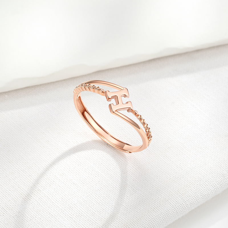 潮宏基 chj jewellery 恒久 18k金玫瑰金彩金戒指女款 srk30005550 14