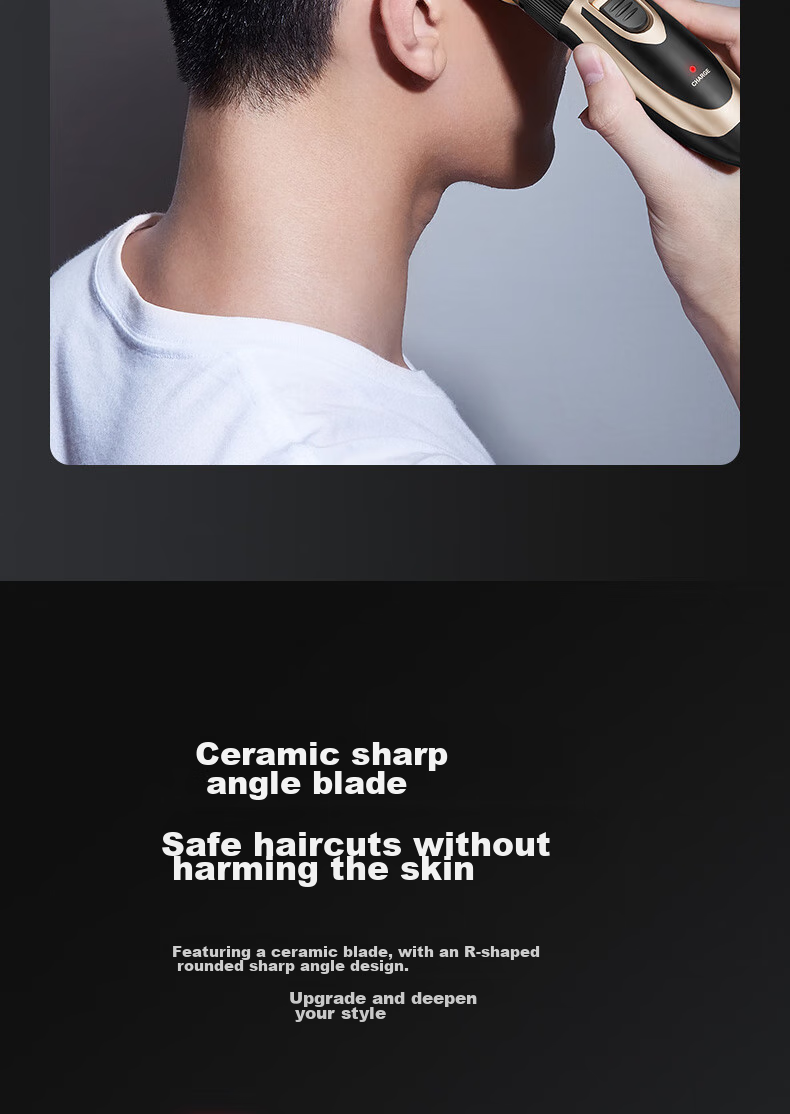 AUX Electric Hair Clipper for Adults, Electric Trimmer, Electric Hair Cutting Machine, Shaver for Children And Babies, Haircutting Tool Set, X1 Premium Configuratio 6