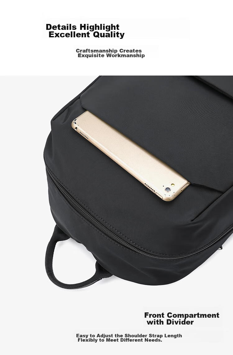 Goldlion Backpack, Outdoor Travel Bag for Men, Double Zipper Large Capacity Laptop Bag And Schoolbag, Birthday Gift 15