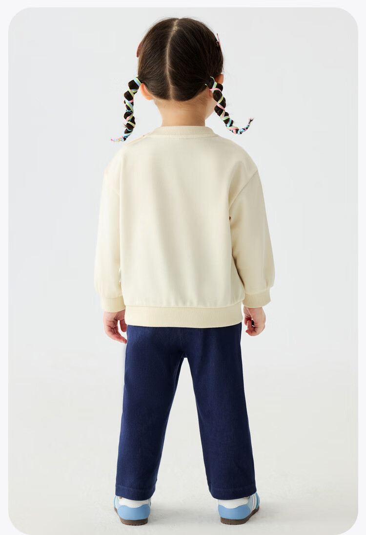 Minibala Children's Spring New Soft Elastic Long-Sleeve Top [Skin-Friendly Soft Sweatshirt] for Boys And Girls 11