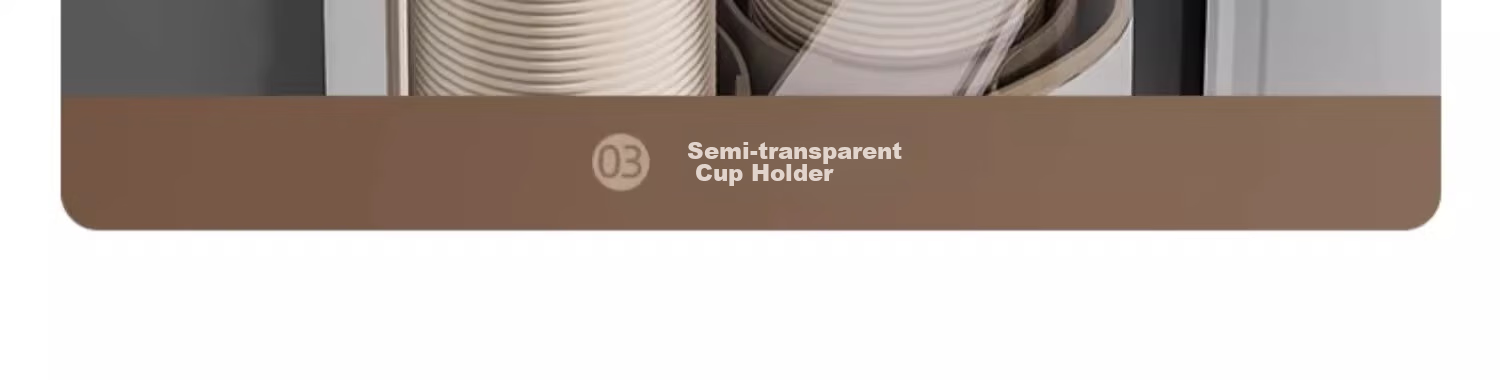 Jiadu Disposable Cup Dispenser, Wall-Mounted Water Dispenser Cup Storage Rack, Home Cup Holder, Paper Cup Rack 21