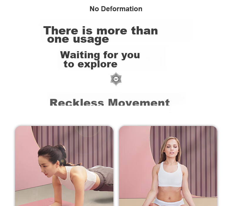 361° Yoga Mat TPE Plank Mat Elbow and Knee Protection Mat Meditation Soundproof Shock Absorption Cushion Home Small Kneeling Pad 18