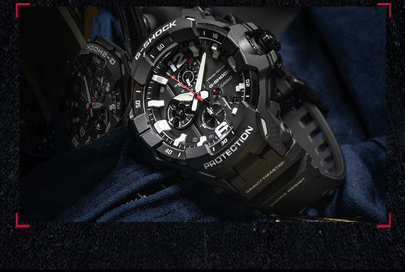 Casio Watch, G-SHOCK Aviation Series Shockproof And Water-Resistant Sports Watch, Gift for Boyfriend, GR-B300 23