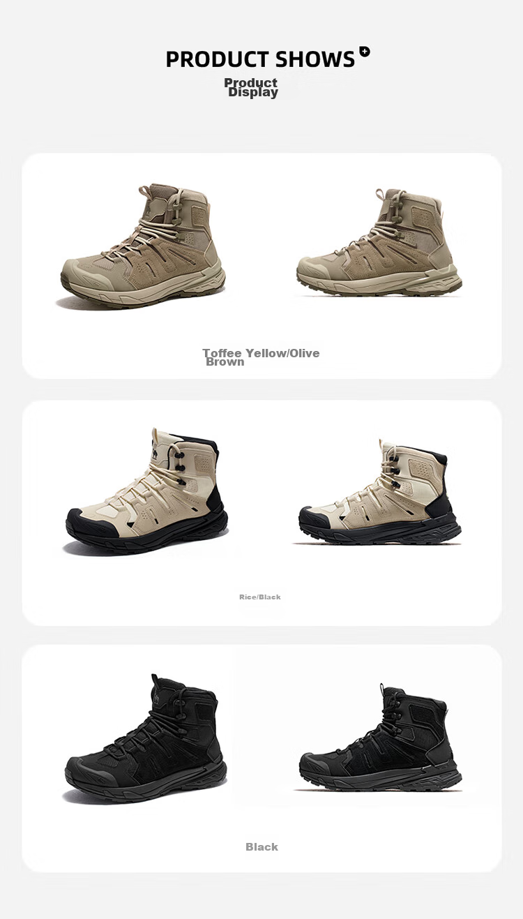 CAMEL Glacier PRO Winter Outdoor Unisex Hiking Mountaineering High-Top Boots (Wang Junkai Edition) 1