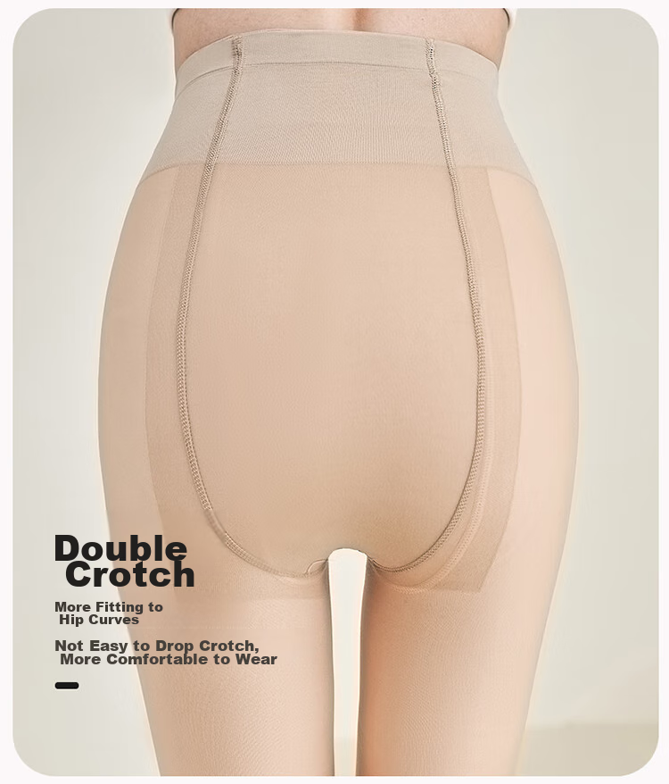 LangSha Light-Legged Bare-Feel Device for Women, Autumn And Winter Base Layer Pants, Thickened Fleece-Lined, Natural Skin-Tightening, Seamless White Skin, Thickened Fleece 18