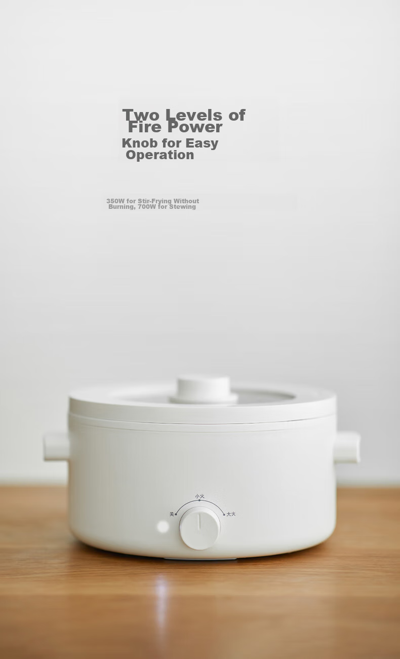 Olayks Instant Electric Cooking Pot, Small Electric Hot Pot for Dormitory, Multi-Functional Pot for Steaming, Boiling, Frying And Stir-Frying All-In Electric Hot Pot, 2L 14