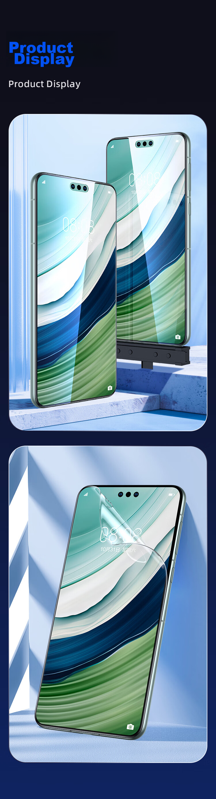 BIAZE Lens Protector for Huawei Mate60Pro, Mate60pro+ Rear Camera Protective Film [2-Pack], Full Coverage, Pixel-Preserving, Scratch-Resistant, HD Tempered Glass JM897 12