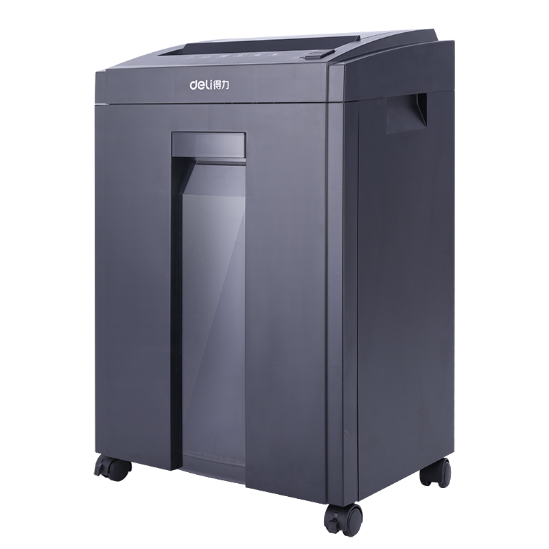 Deli Shredder, Level 5 Security, Single Pass 8 Sheets, 10 Minutes Continuous Shredding, Large Powerful Office-Specific Document Shredder, 23L Capacity, Can Shred Discs, 27530