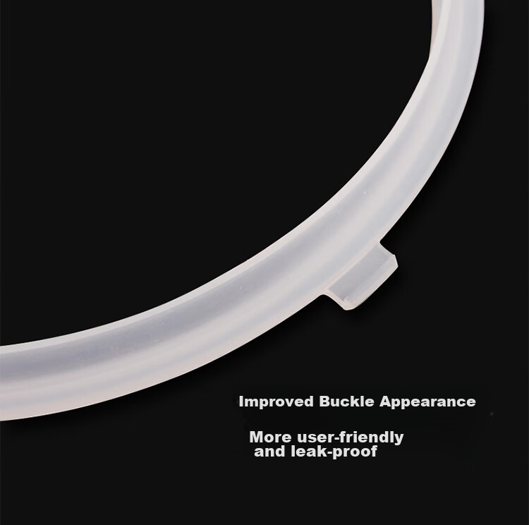 Shuangwei Compatible Sealing Ring for Midea Electric Pressure Cooker, Gasket for Electric Pressure Cooker Lid, Four-Clasp Silicone Ring for 5L/6L Universal Pressure Cooker, Accessory YLG-Sealing Ring 4