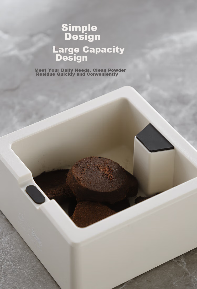 Bincoo Coffee Grounds Container for Home Barista Use, Italian Coffee Machine Waste Box, Large Coffee Powder Residue Bucket 12