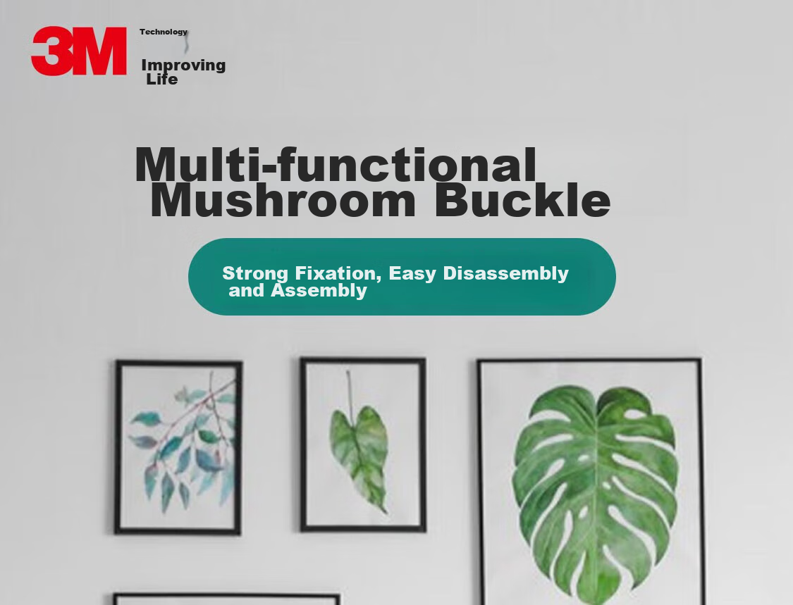 3M Dual Lock Mushroom Fastener Velcro Car Adhesive SJ3550, Width 2.5cm * Length 30cm / 2 Pieces 1