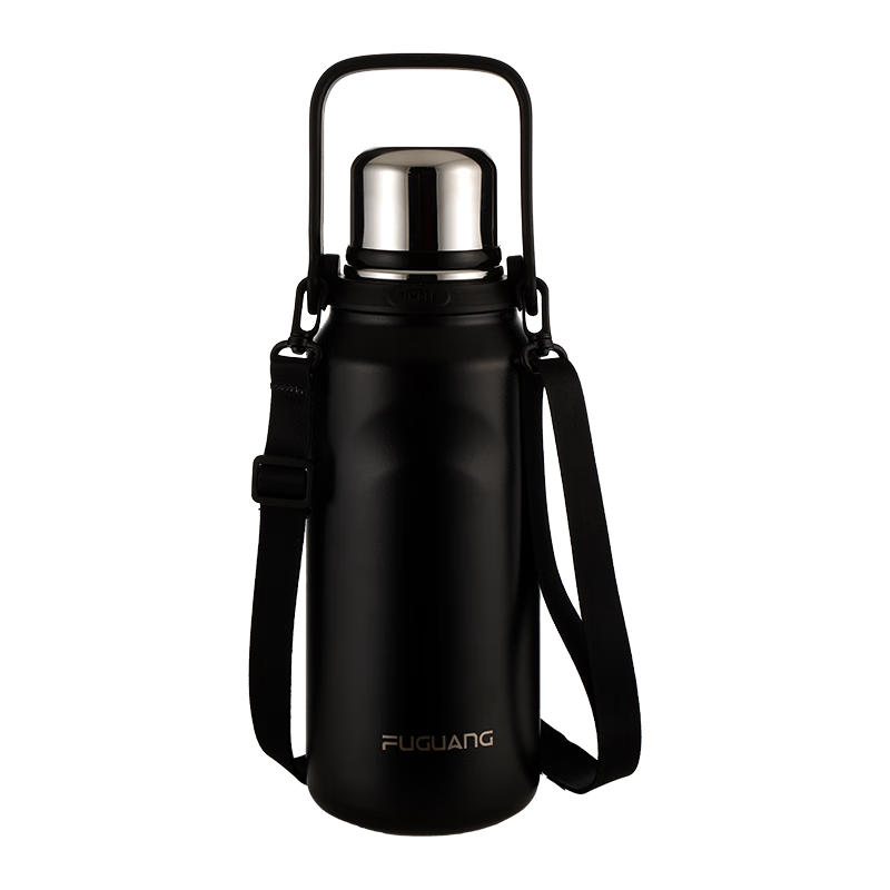 Fuguang Insulated Mug, 316L Stainless Steel, Large Capacity Water Bottle, for Men And Women Students, Dual-Use Outdoor Tea Cup, 1500ml