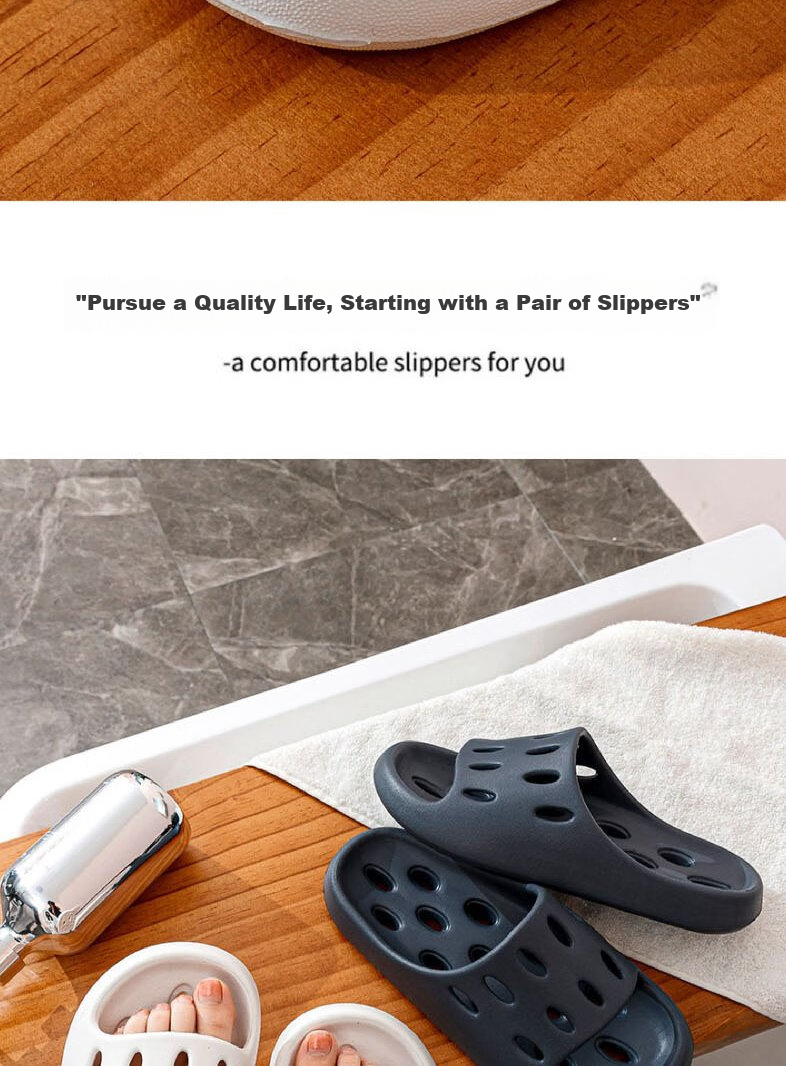 Huameijianbu Indoor And Outdoor Quick-Drying Draining Slippers, Thick-Soled Squishy Feel Non-Slip Sandals HM929 Yellow 40-41 4
