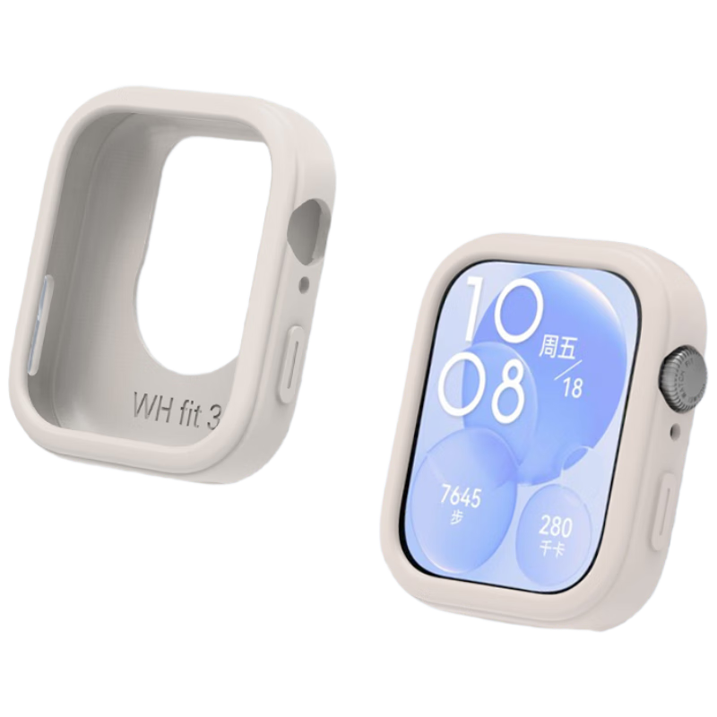 CHENSONG Silicone Protective Case for Huawei FIT3/FIT4 Watch, Shockproof Semi-Enclosed Protective Cover