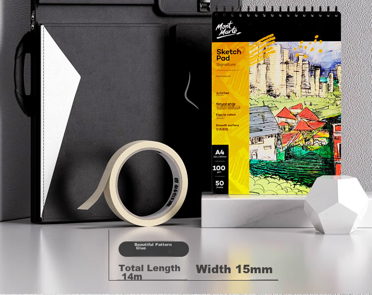 Mont Marte Sketching Set, Drawing Pencils, Art Tools, Charcoal Pencils, Sketch Paper for Beginners, Sketching Outdoors, 4K Portable Drawing Board, Upgraded Sketching Kit SX-CSK Art Sketching 28