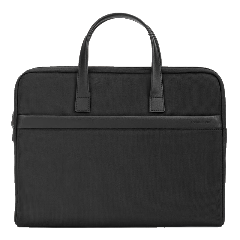 COMIX Briefcase, Business Bag for Men And Women, Professional Document Case, Polyester Handbag, File Bag, Data Pouch, Black, EA5003
