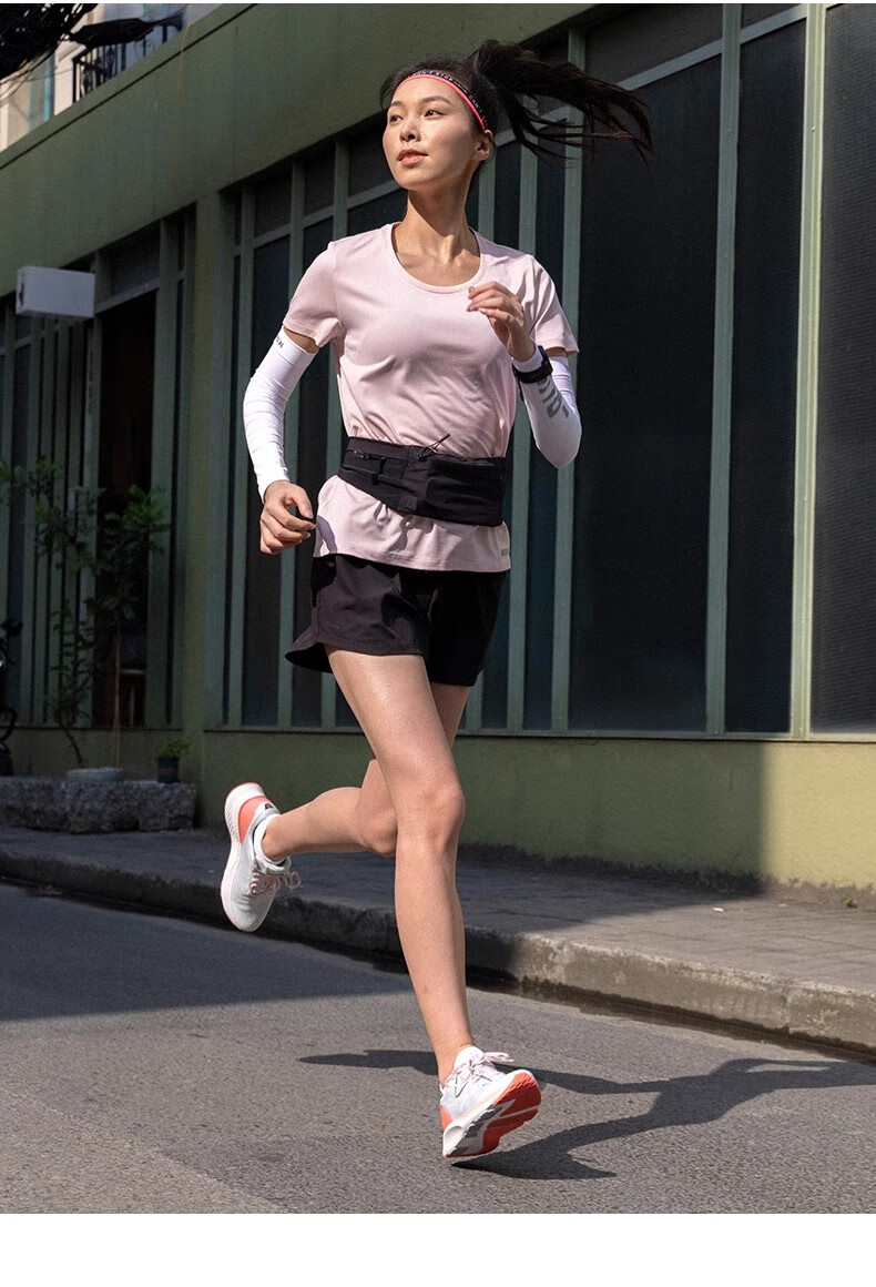 DECATHLON Women's Summer Breathable Quick-Dry Sports Running Top, Fitness Short-Sleeve T-Shirt, Pink, 2XL-4925289 11