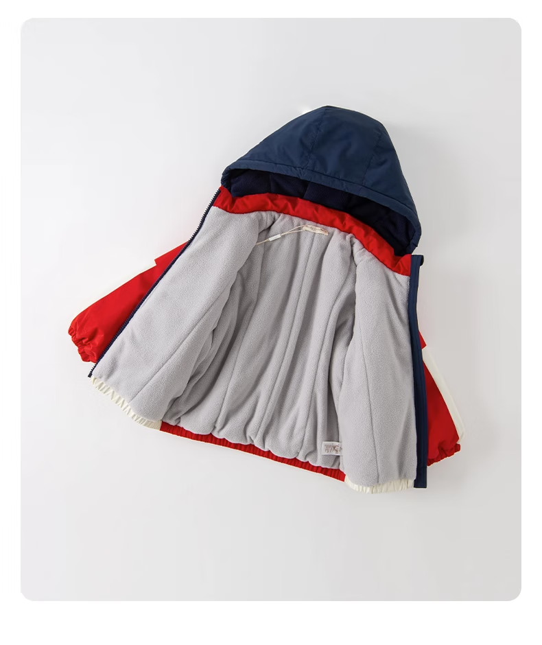DAVE & BELLA Boys' New Year Jacket Toddler Baby Autumn Winter Stylish Red Kids' Clothing 4