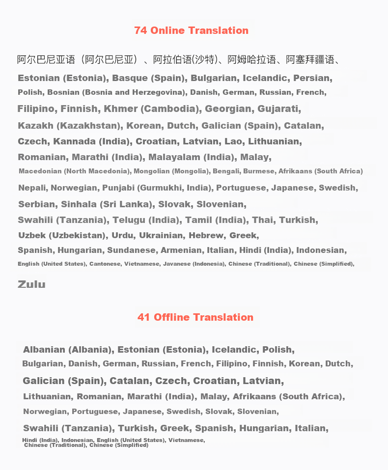 JoneR Translation Device GOPlus, Real-Time And Offline Interpretation for Multiple Languages, Photo Translation, English Learning Tool, Business And Travel Translation Aid with Free Earphones 8