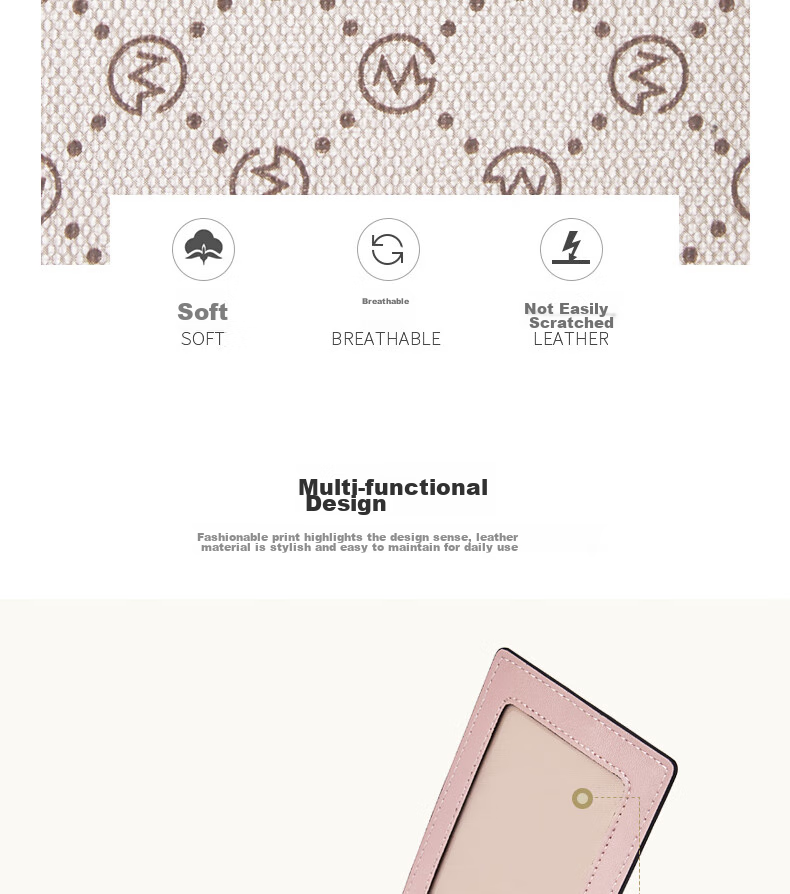 GOLF Driver's License Holder for Women, Multifunctional Ladies' ID Card Case with Multiple Card Slots, Printed Pattern Wallet, Birthday Gift for Wome 9
