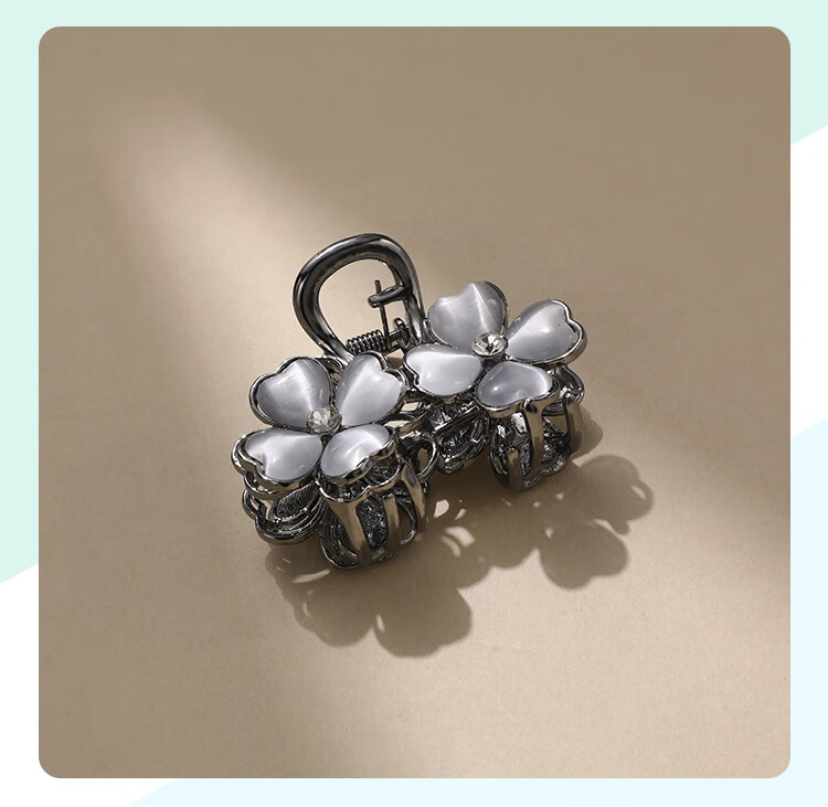CHIMERA Floral Hair Claw Clip Elegant Medium Bangs Hairpin Shoulder Hair Clip Hair Accessories for Women Birthday Gift 4